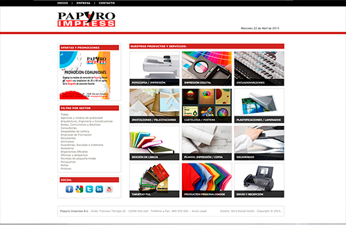 Web PapyroImpress